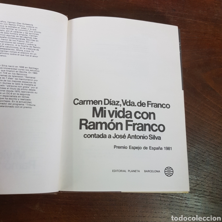 Libros: MI VIDA CON RAMON FRANCO - JOSE ANTONIO SILVA - Foto 3