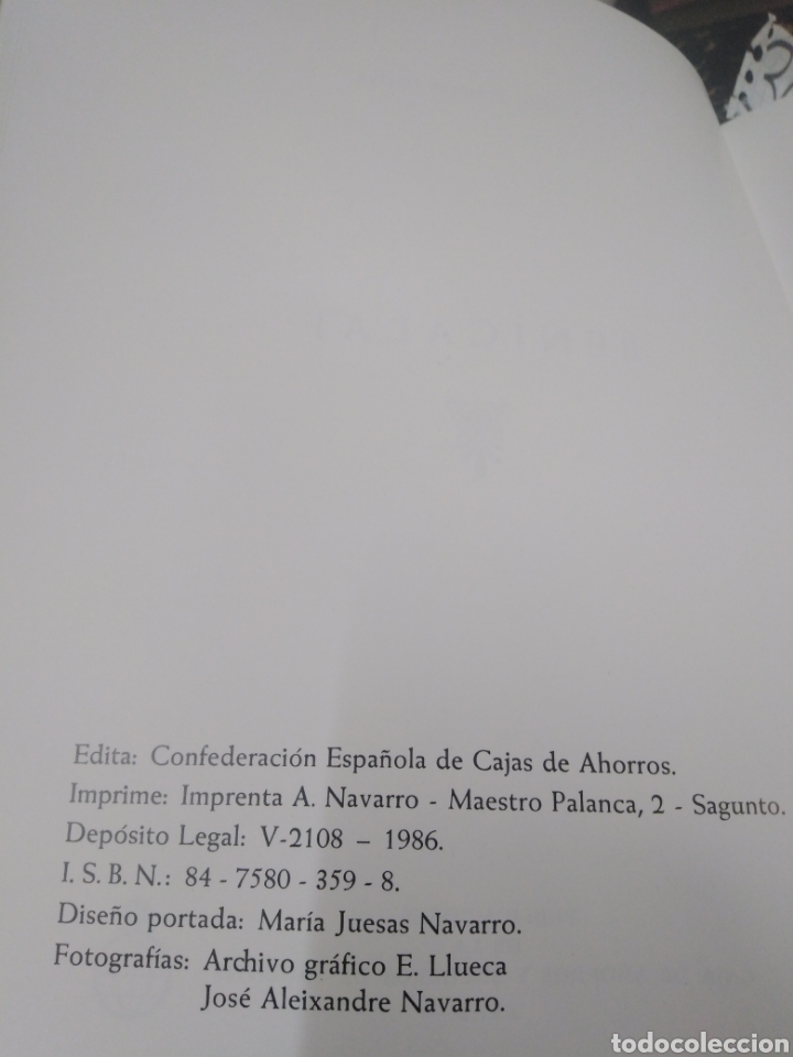 Libros: BENICALAF - LLUECA UBEDA, Emilio - Foto 3