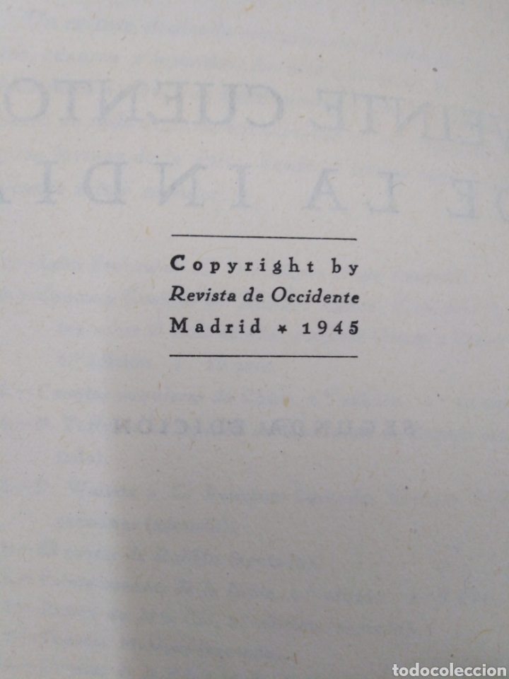 Libros: VEINTE CUENTOS DE LA INDIA - SELECCI&Oacute;N. - Foto 4