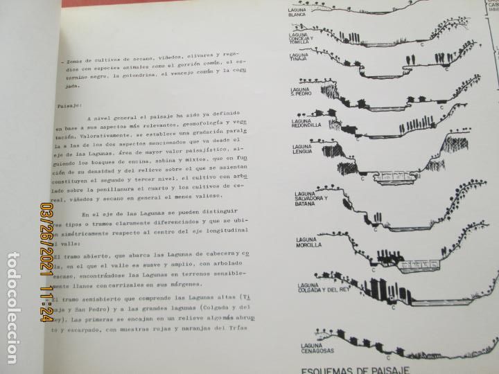 Libros: LAGUNAS DE RUIDERA - PLAN ESPECIAL DE PROTECCI&Oacute;N - DOCUMENTO DE SINTESIS1981 - MOPU. - Foto 2