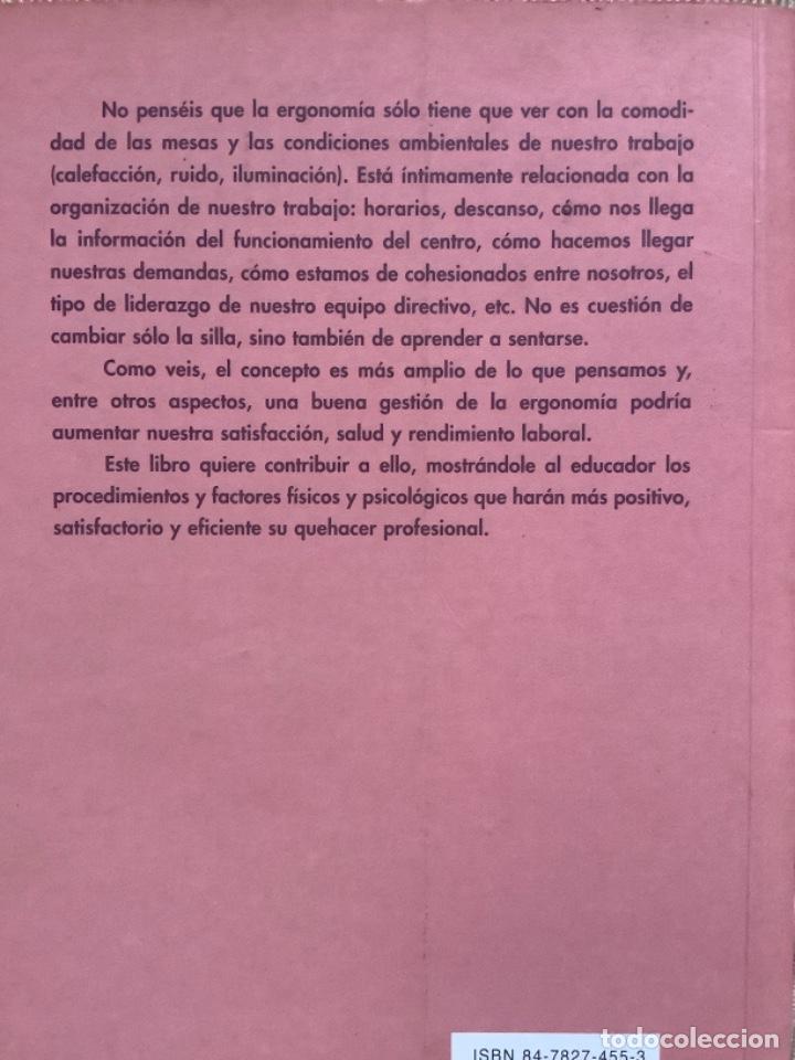 Libros: Ergonom&iacute;a para docentes. Gra&oacute;. - Foto 2