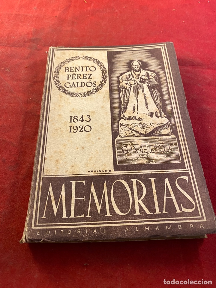 Libros: MEMORIAS BENITO PEREZ GALDOS 1843-1920 - Foto 1