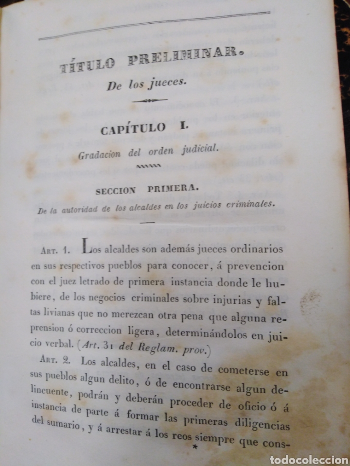 Libros: CODIGO DE PROCEDIMIENTOS CRIMINALES - FERNANDEZ DE LA HOZ, J. M&ordf; - Foto 2