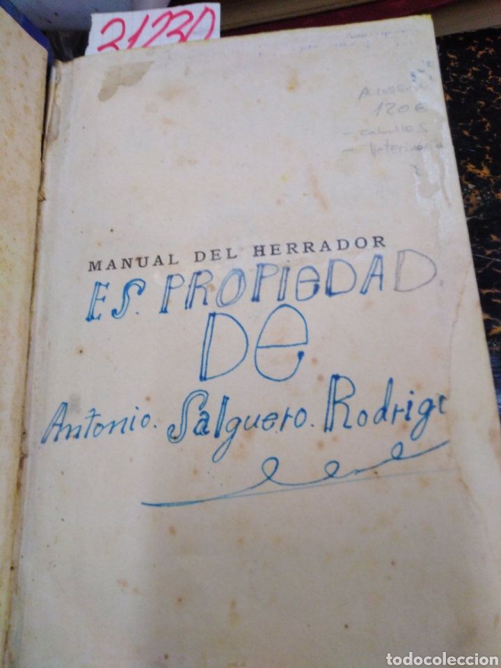Libros: MANUAL DEL HERRADOR - ALCA&Ntilde;IZ SAIZ, Juan - Foto 2