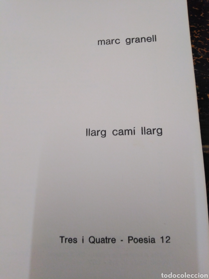 Libros: LLARG CAMI LLARG - GRANELL, Marc - Foto 2