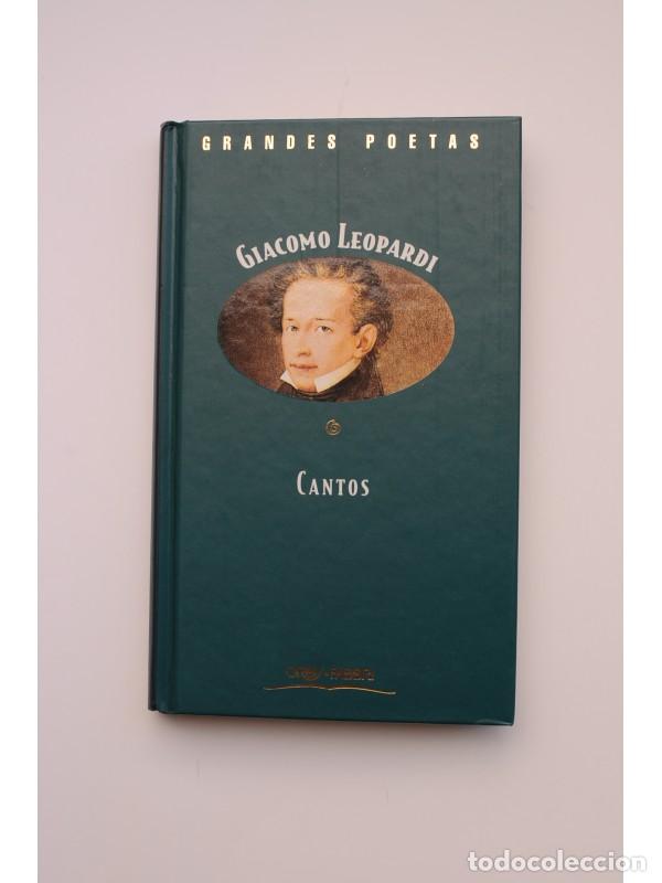 Libros: Giacomo Leopardi. Cantos - LEOPARDI, Giacomo - Foto 1