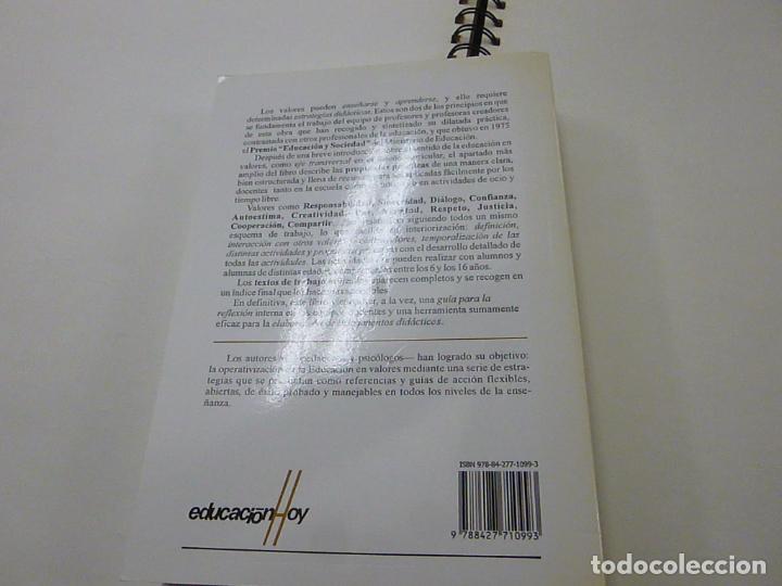 Libros: COMO EDUCAR EN VALORES - MATERIALES-TEXTOS-RECURSOS-TECNICAS - N 10 - Foto 2