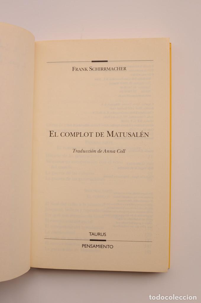 Libros: El complot de Matusal&eacute;n - SCHIRRMACHER, Frank - Foto 2