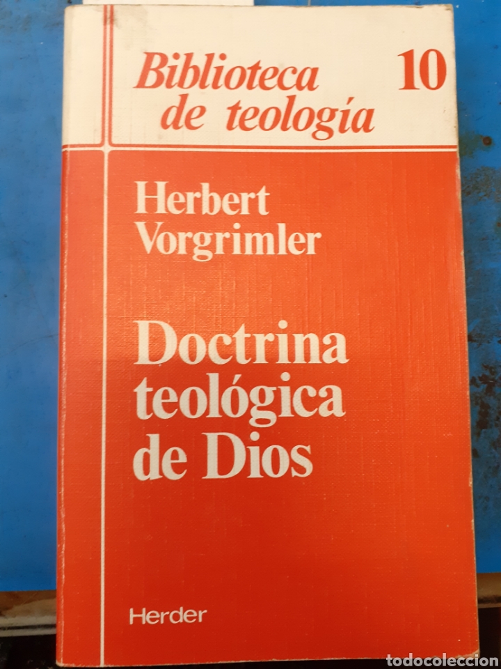 Libros: DOCTRINA TEOLOGICA DE DIOS - VORGRIMLER, Herbert - Foto 1