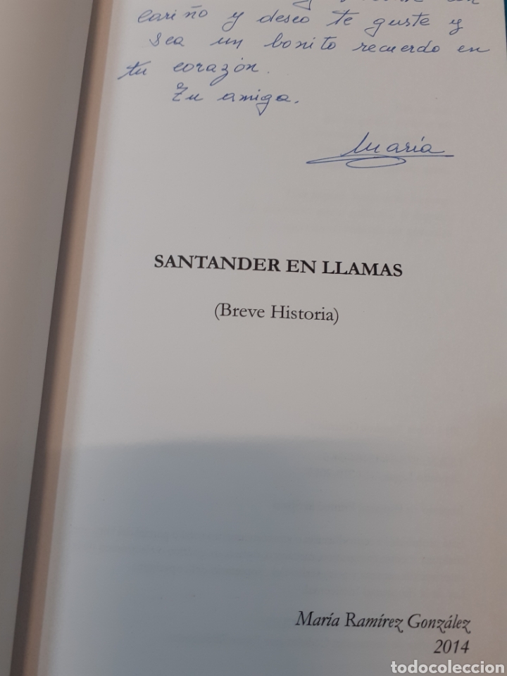Libros: SANTANDER EN LLAMAS - RAMIREZ GONZALEZ, Mar&iacute;a - Foto 3