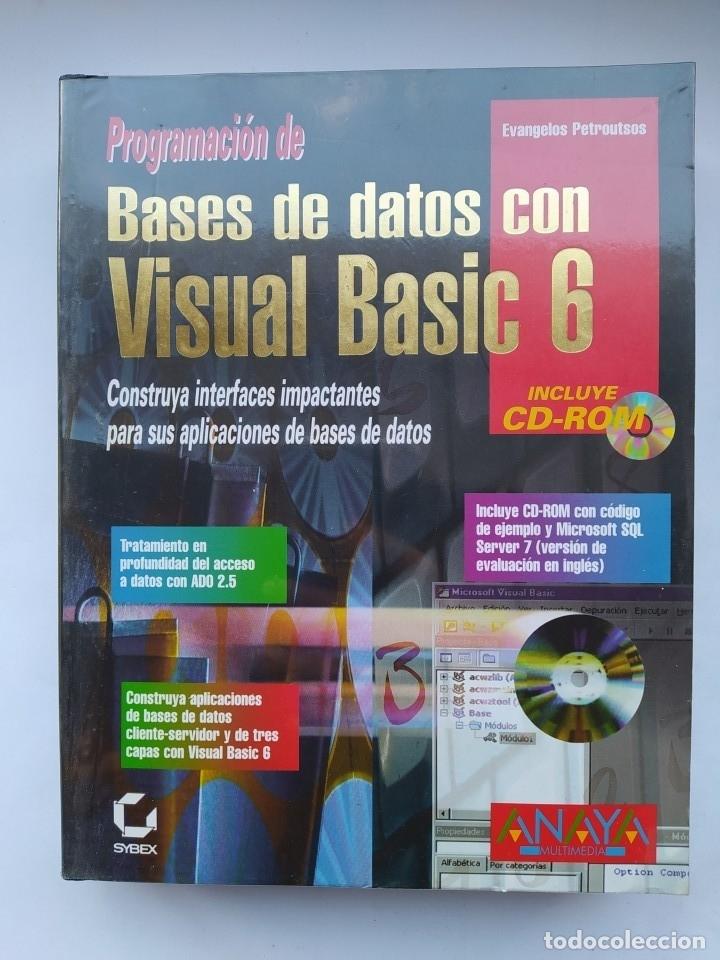 Libros: Programaci&oacute;n De Bases De Datos Con Visual Basic 6. - Evangelos Petroutsos. TDK389 - Foto 1