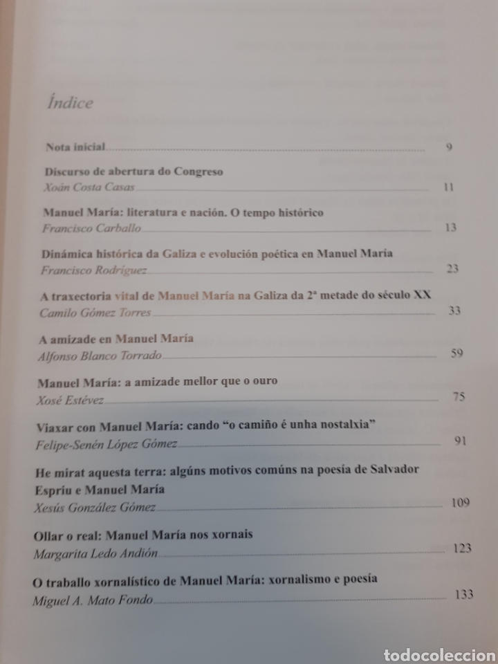 Libros: MANUEL MARIA: Literatura e Naci&oacute;n - V. V. A. A. - Foto 4