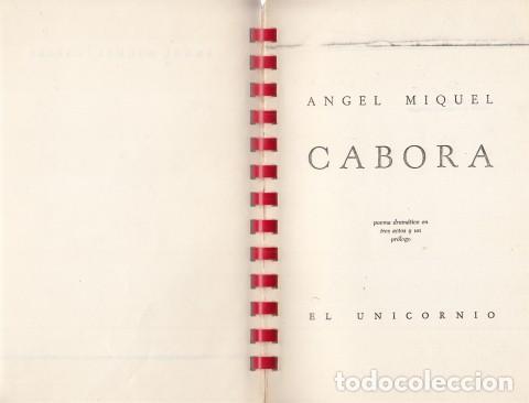 CABORA (Fotocopiado) - &Aacute;NGEL MIQUEL