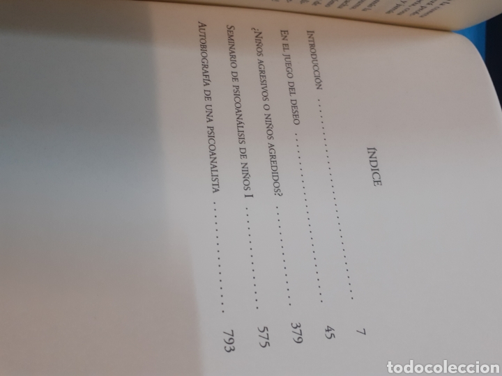 Libros: OBRAS ESCOGIDAS - DOLTO, F. - Foto 2