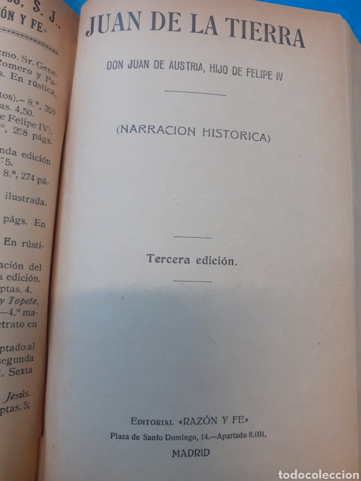 Libros: EMIGRACION. JUAN DE LA TIERRA. Las 2 novelas en 1 tomo - RISCO,Antonio - Foto 2