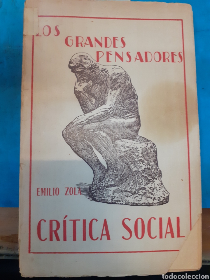 Libros: CRITICA SOCIAL - ZOLA, Emilio. - Foto 1