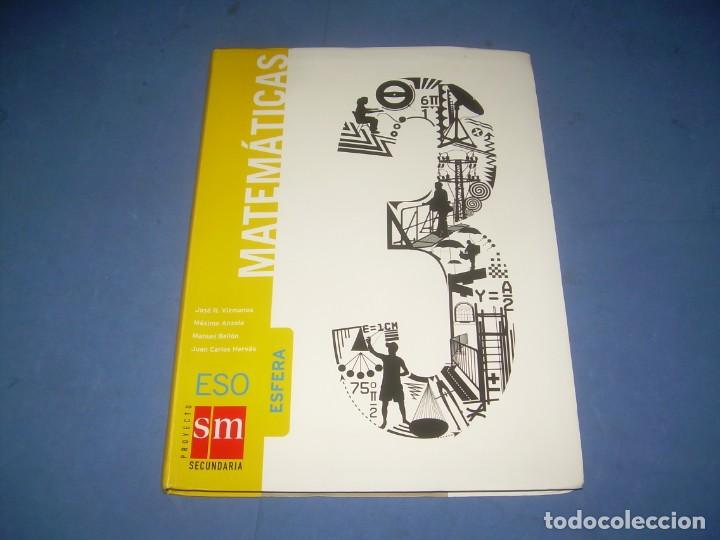 Libros: MATEM&Aacute;TICAS 3 ESO SECUNDARIA 3&ordm; SM 2010 LIBRO TEXTO ESCOLAR - Foto 1