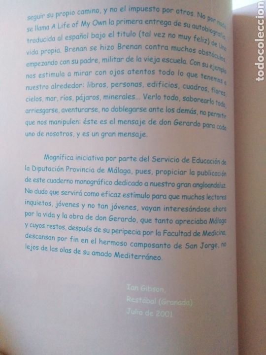 Libros: Cuaderno de Gerald Brenan, 1894 - 1987 - Foto 3