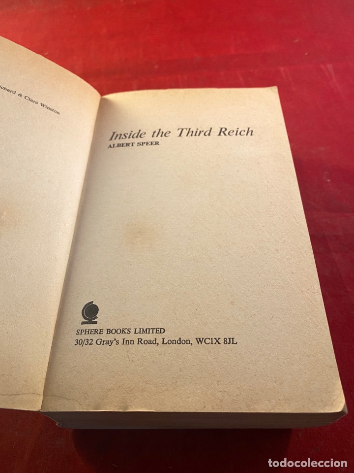 Libros: INSIDE THE THIRD REIGH - Foto 3