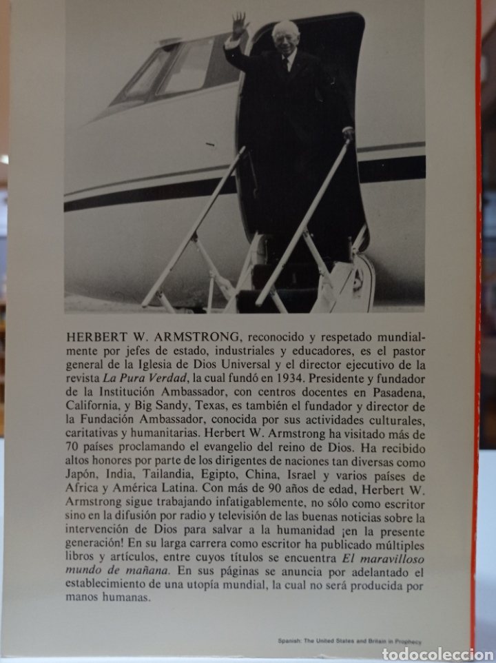 Libros: La llave maestra de la profec&iacute;a. Herbert w. Armstrong - Foto 2