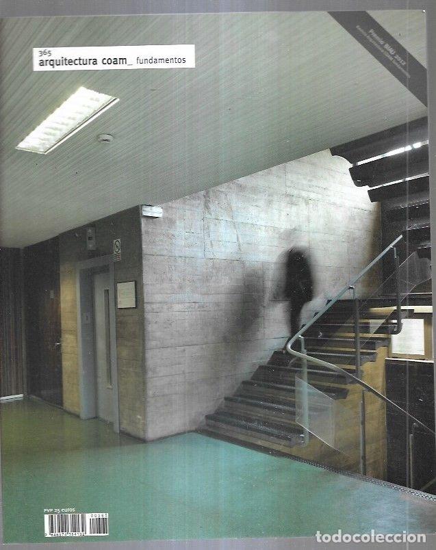 Libros: ARQUITECTURA COAM FUNDAMENTOS. NUMERO 365 - VARIOS - Foto 2