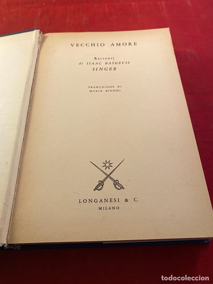 Libros: ISAAC B. SINGER VECCHIO AMORE - Foto 1