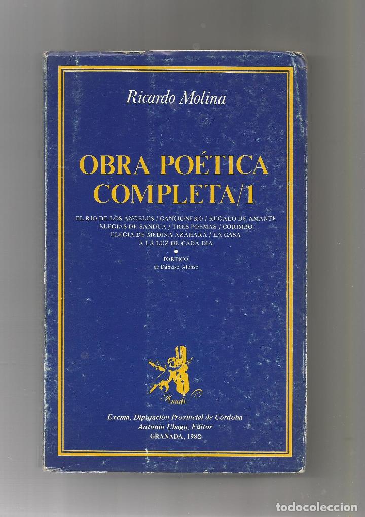 Libros: Obra po&eacute;tica 1. - MOLINA, Ricardo: - Foto 1