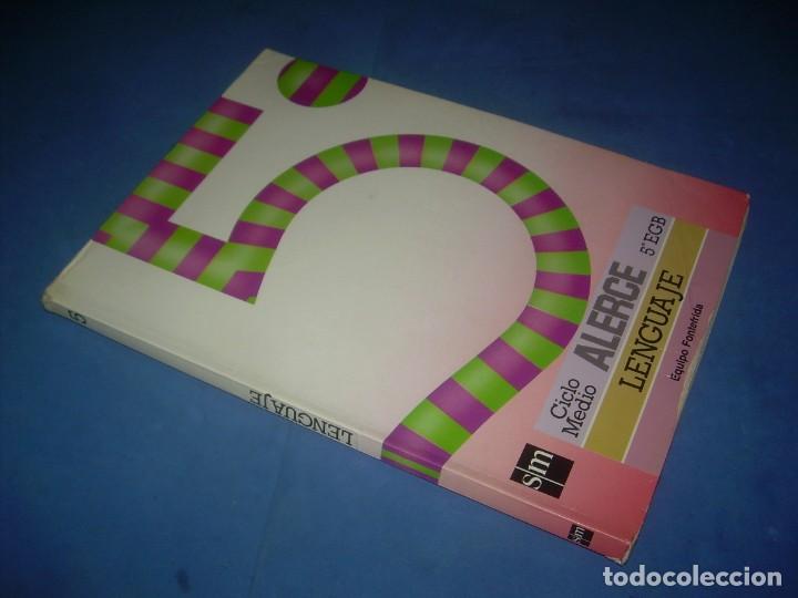 Libros: ALERCE LENGUAJE 5 5&ordm; EGB E.G.B. SM 1991. LIBRO DE TEXTO ESCOLAR - Foto 7