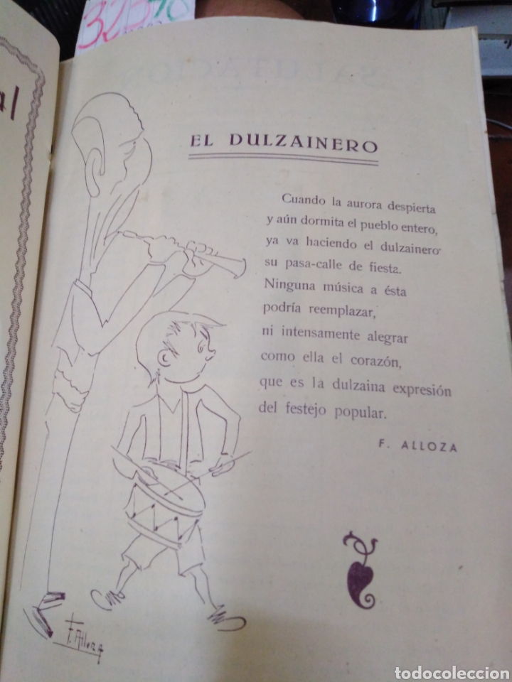 Libros: VILLARLUENGO. Programa Oficial 1957. Teruel - Foto 2