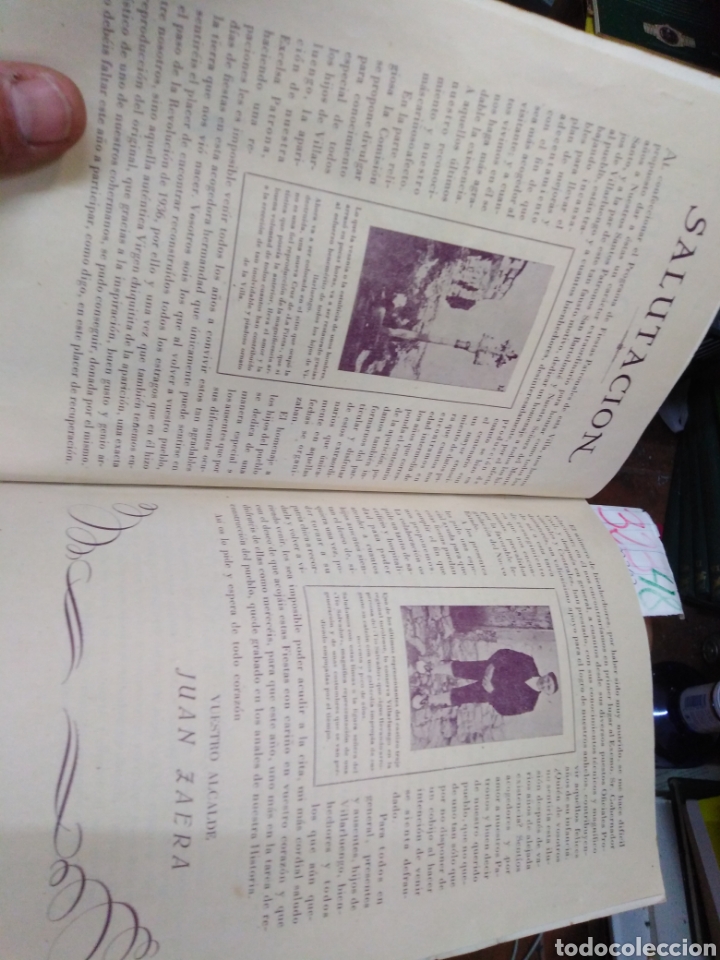 Libros: VILLARLUENGO. Programa Oficial 1957. Teruel - Foto 3