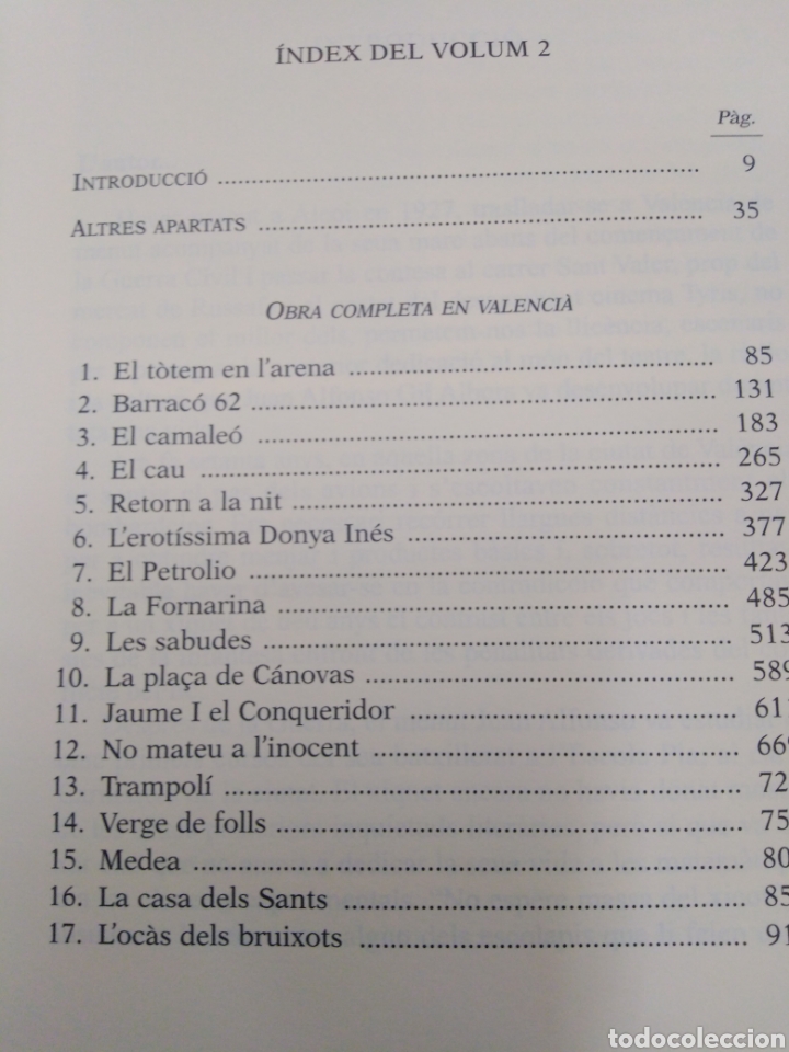Libros: OBRA COMPLETA EN VALENCIA. Vol. 2 - GIL ALBORS, Juan Alfonso - Foto 4