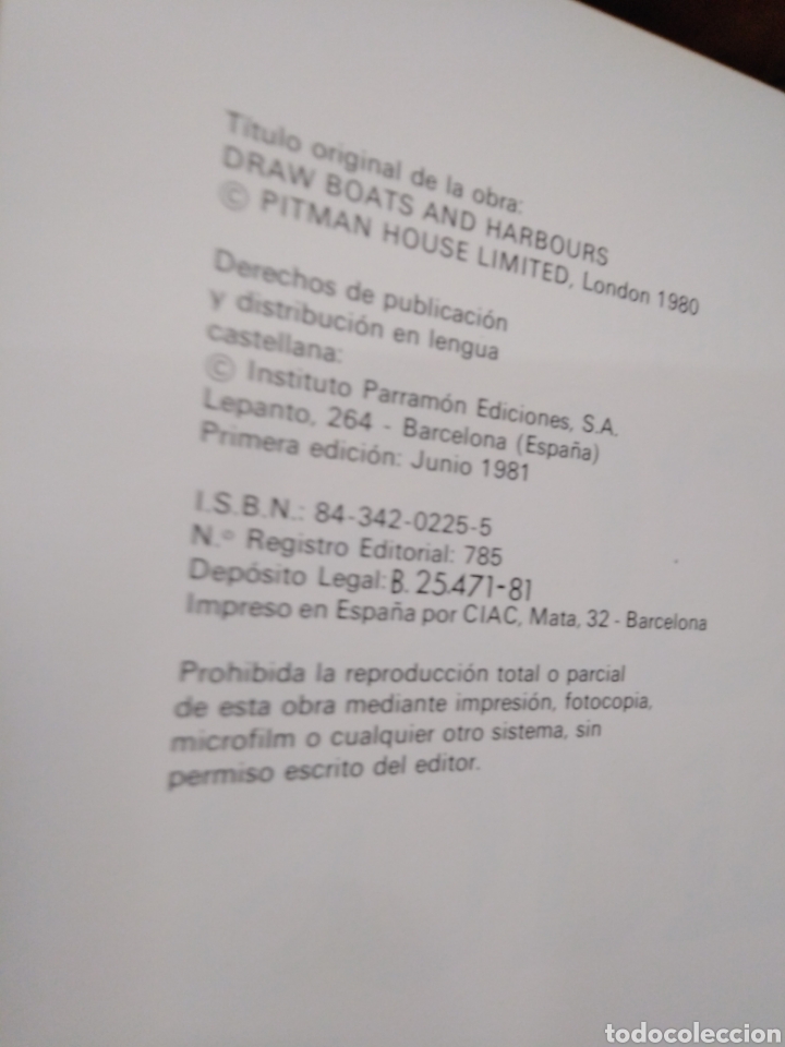Libros: BARCOS Y PUERTOS. Cuadernos para dibujar - CALDWELL,Peter. - Foto 4