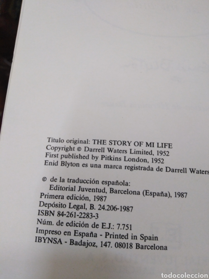 Libros: LA HISTORIA DE MI VIDA - BLYTON, Enid. - Foto 4