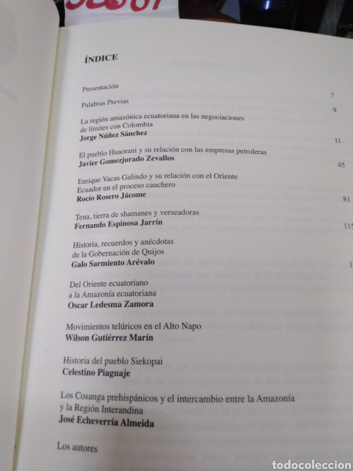 Libros: MEMORIAS DEL SEGUNDO SIMPOSIO DE HISTORIA AMAZONICA - AMAZONIA. - Foto 3