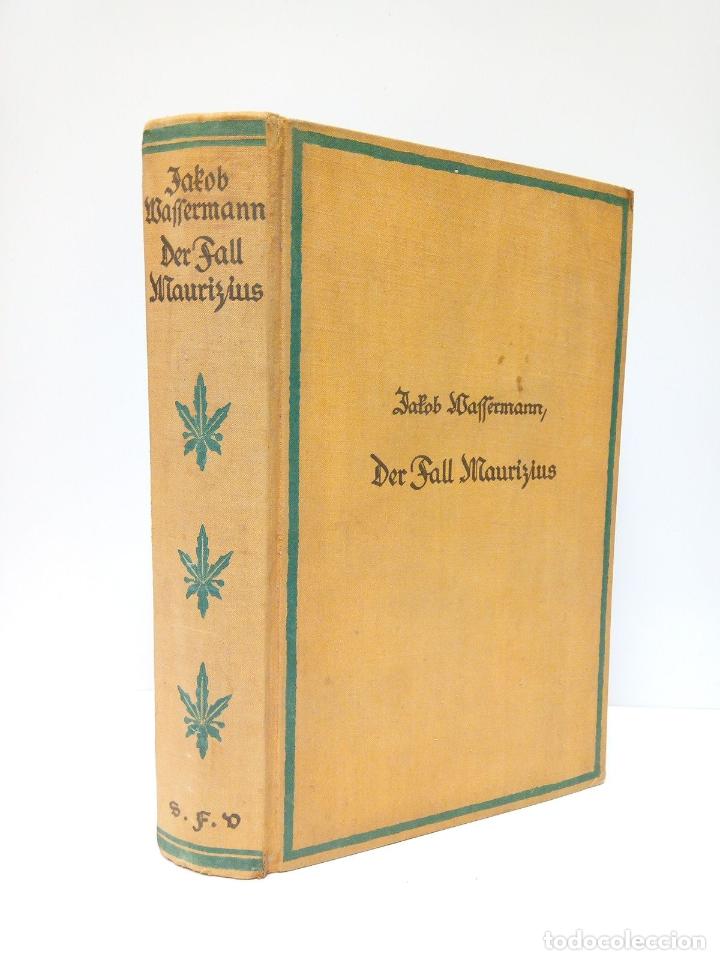 Libros: WASSERMANN, Jakob - Der Fall Maurizius. (Roman) - Foto 1