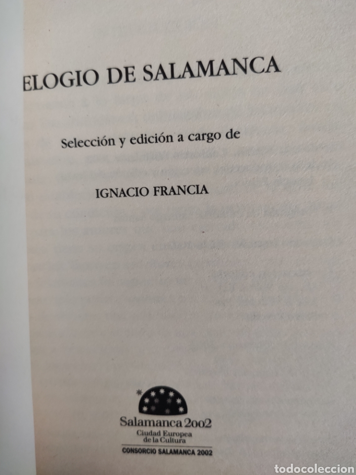 Libros: Elogio de Salamanca. ASM - Foto 2