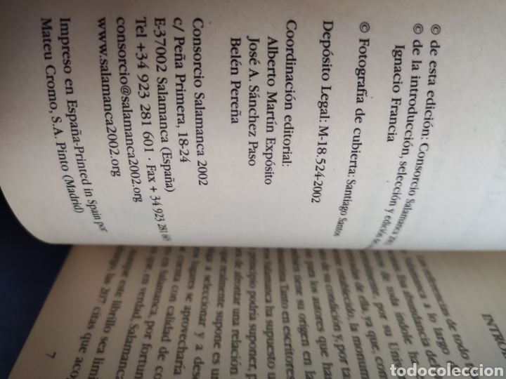 Libros: Elogio de Salamanca. ASM - Foto 3