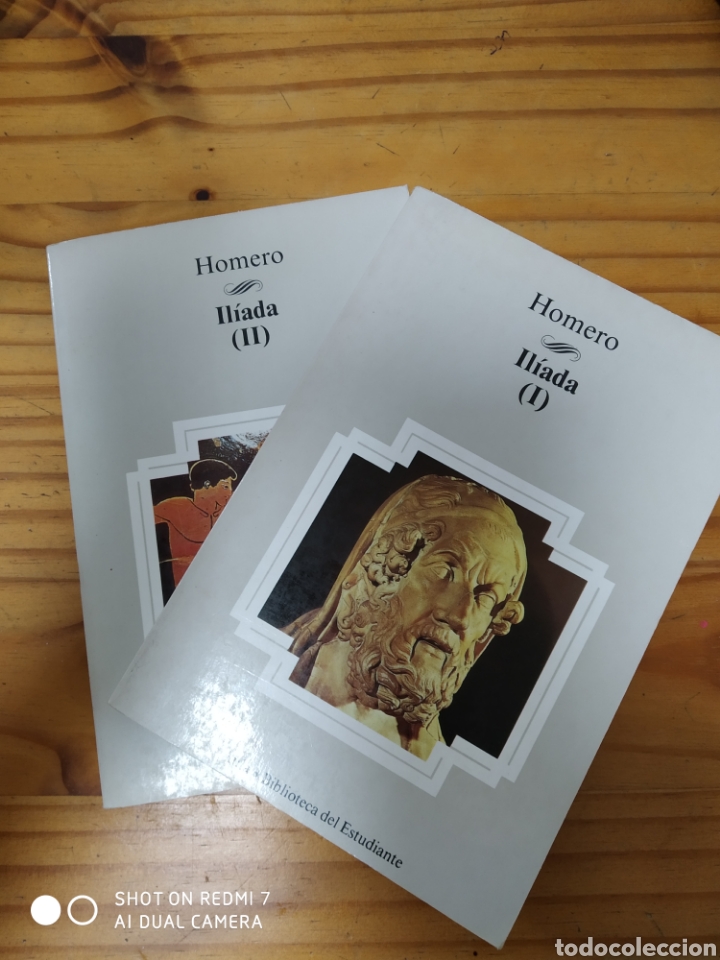 Libros: Homero(Iliada) Tomo 1 y 2. - Foto 1