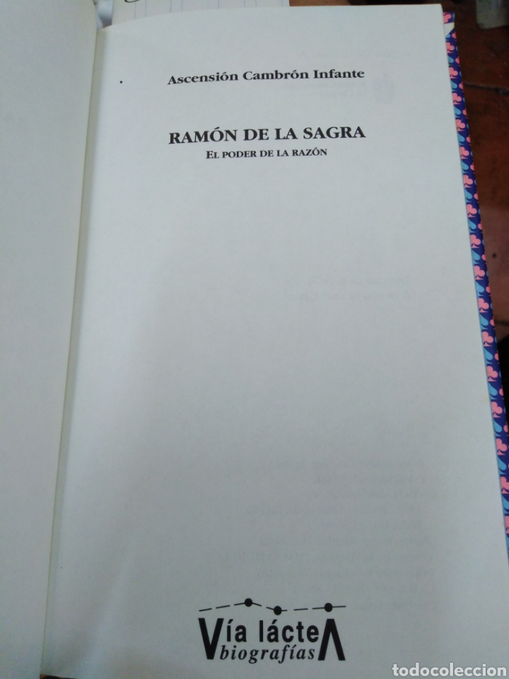 Libros: RAMON DE LA SAGRA. El poder de la raz&oacute;n. Galicia - CAMBRON,Ascensi&oacute;n. - Foto 2