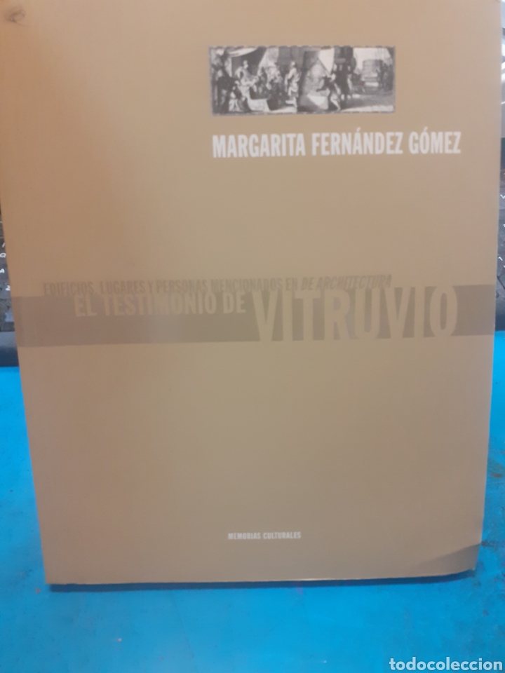 Libri di seconda mano: EDIFICIOS,LUGARES Y PERSONAS MENCIONADOS EN DE ARCHITECTURA. TESTIMONIO DE VITRUVIO - FERNANDEZ GOME