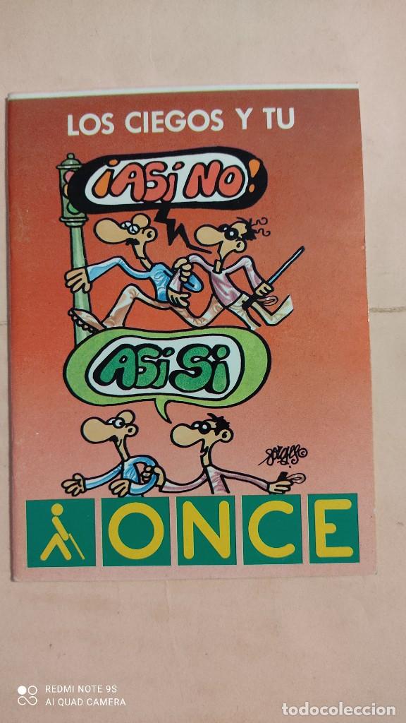 Libros: Los ciegos y t&uacute;-Forges-ONCE-pegatinas. - Foto 1