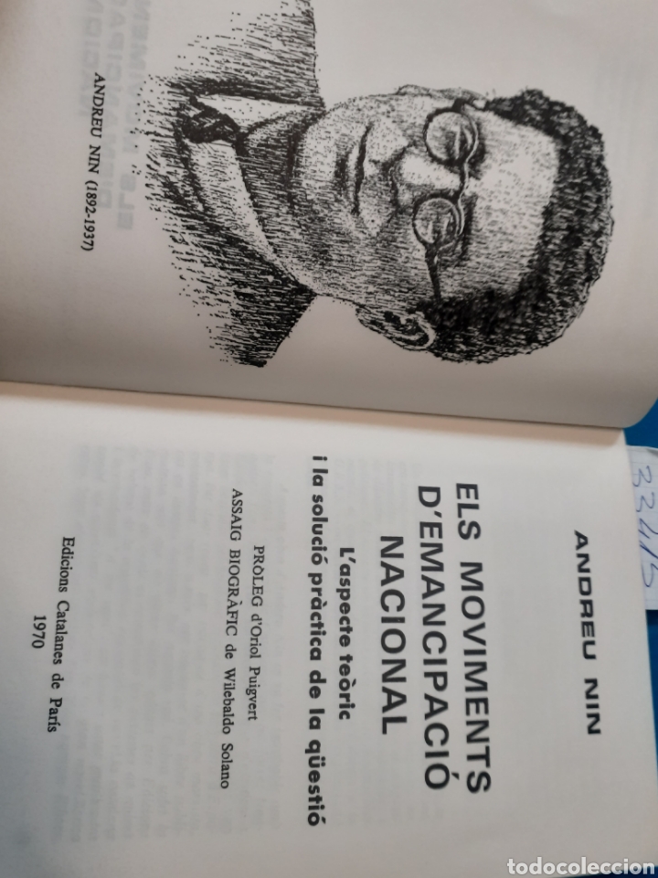 Libros: ELS MOVIMENTS D&acute;EMANCIPACIO NACIONAL - NIN,Andreu. - Foto 2