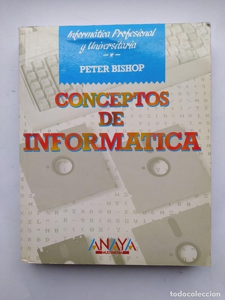Libros: Conceptos de inform&aacute;tica. -INFORMATICA PROFESIONAL Y UNIVERSITARIA. - Peter Bishop. TDK531 - Foto 1