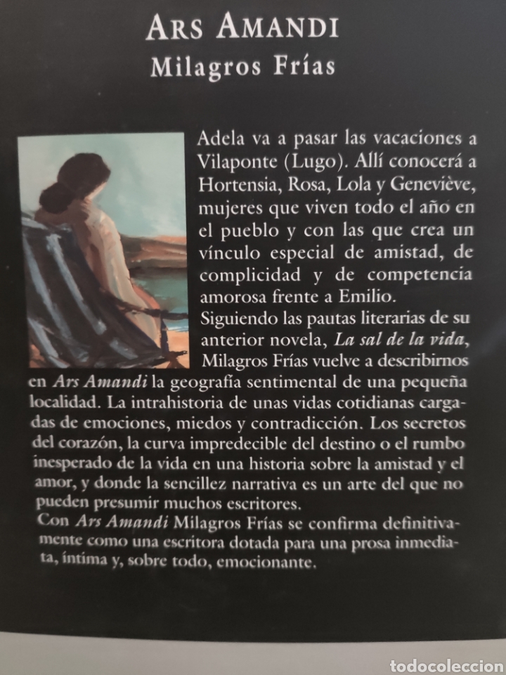 Libros: Ars Amandi. Milagros Fr&iacute;as. - Foto 2
