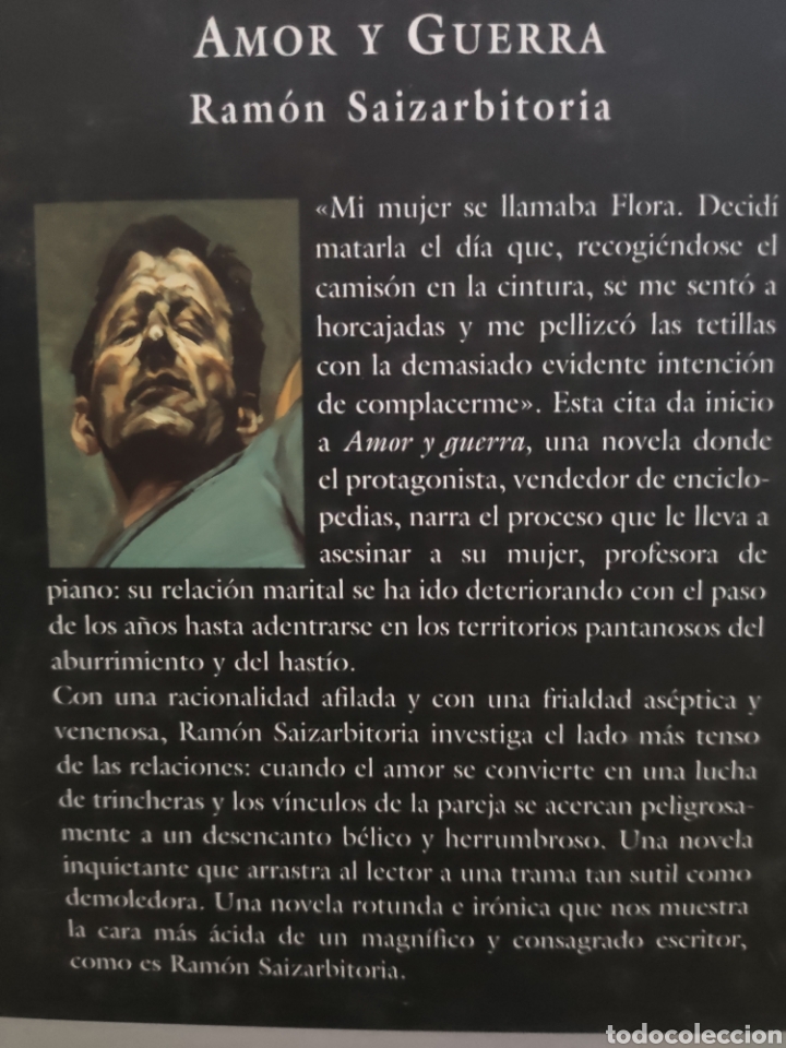 Libros: Amor y Guerra. Ram&oacute;n Saizarbitoria - Foto 2