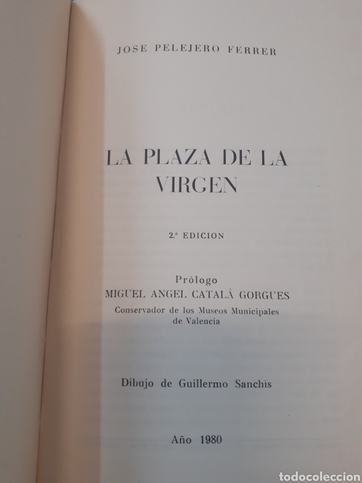 Libros: LA PLAZA DE LA VIRGEN - PELEJERO FERRER,Jos&eacute;. - Foto 2