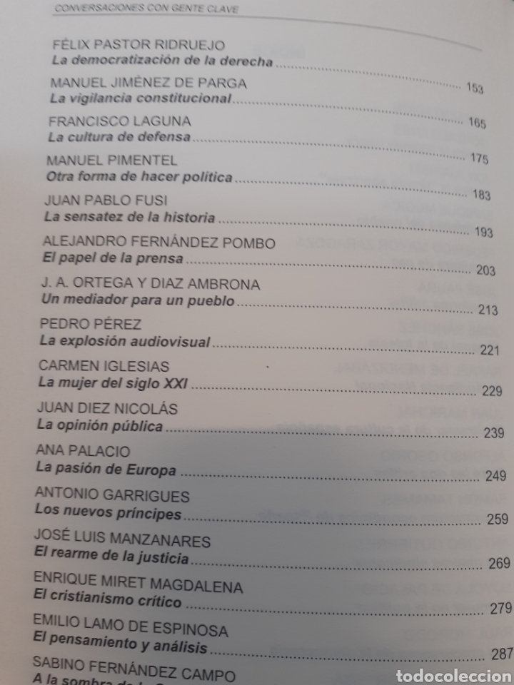 Libros: CONVERSACIONES CON GENTE CLAVE - HERNANDEZ DOMINGUEZ,Abel. - Foto 4