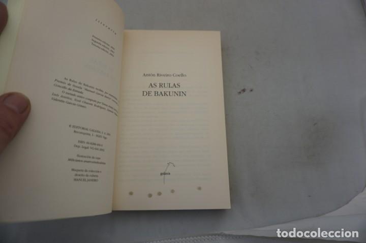 Libros: 24/ ANTON RIVEIRO COELLO - AS RULAS DE BAKUNIN / EDITORIAL GALAXIA - Foto 3