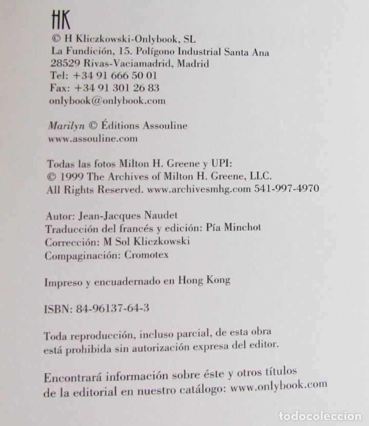 Libros: Marilyn. Jean-jacques Naudet H Kliczkowski. 1999 - Foto 3