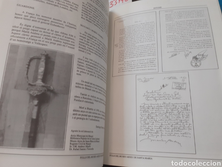 Libros: FULLS DEL MUSEU ARXIU DE SANTA MARIA N&ordm;36 - VV. AA. - Foto 3